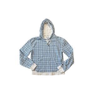 Champion Campus French Terry hoodie/sweatshirt, size meed women’s, Blue & white